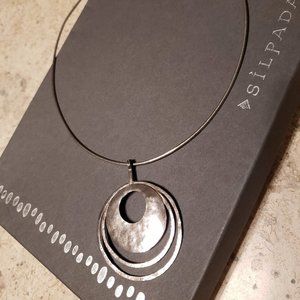 Silpada Full Circle Necklace .925 Sterling Sil